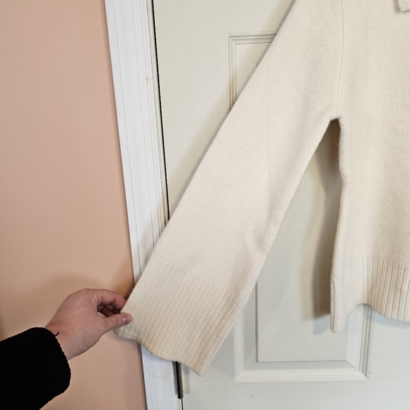 J. Cream Milano Lambswool Button Down Cardigan Wide Sleeve - Picture 7 of 8